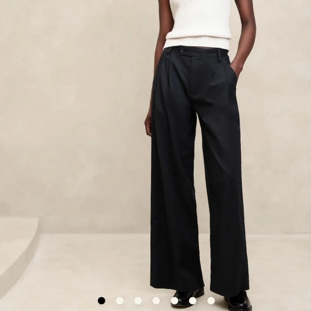 New Banana Republic Linen Wide-Leg Pants Size 4